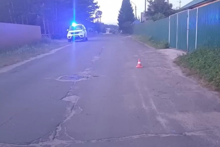 Место аварии. Скриншот видео Госавтоинспекции Иркутской области