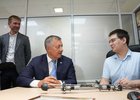 Игорь Кобзев в ИРНИТУ. Фото пресс-службы правительства региона