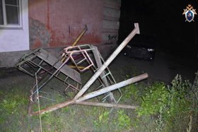 Качели. Фото пресс-службы СУ СКР по Иркутской области