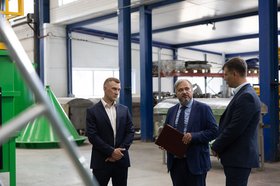 Георгий Кузьмин посетил предприятие «Сервис ТехноПром». Фото Фонда развития промышленности Иркутской области