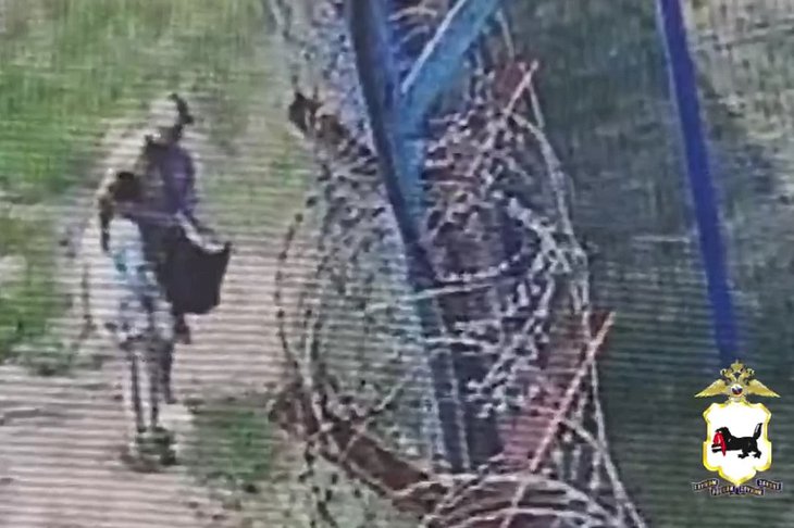 Поджог в промзоне. Скриншот видео МВД Медиа