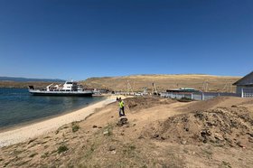Реконструкция причала. Фото пресс-службы правительства Иркутской области