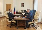 Встреча с главой Минприроды РФ Александром Козловым. Фото пресс-службы правительства Иркутской области