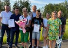 Встреча Владислава Кубика и его семьи с мэром Братска. Фото из телеграм-канала Александра Дубровина
