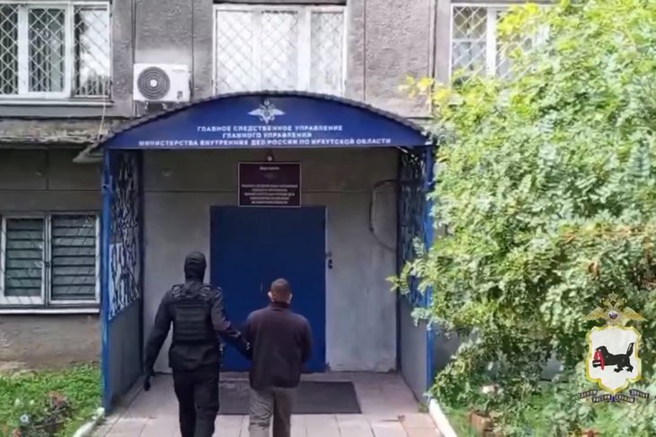 Задержание. Скриншот видео пресс-службы ГУ МВД России по Иркутской области