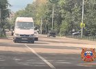 Маршрутка. Скриншот видео Госавтоинспекции Иркутска
