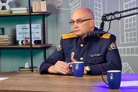 Анатолий Ситников на подкасте «Голоса города». Фото Светланы Павловой, IRK.ru