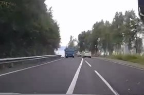 Разметка. Скриншот видео из группы «ДТП 38RUS Иркутск»