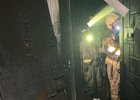 Пожарные в квартире. Фото ГУ МЧС России по Иркутской области