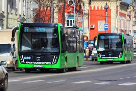 Автобусы. Фото пресс-службы администрации Иркутска
