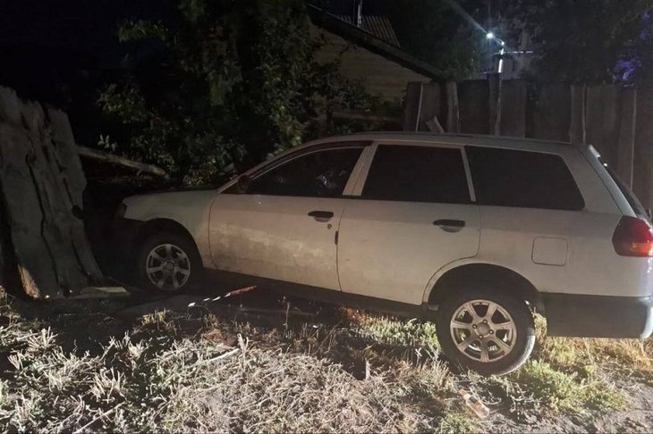 Угнанный автомобиль. Фото пресс-службы ГУ МВД России по Иркутской области