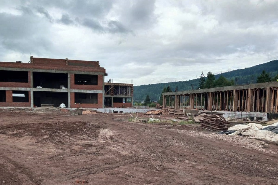 Строительство школы №7 в Усть-Куте