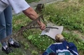 Следственный эксперимент. Скриншот видео СУ СК России по Иркутской области