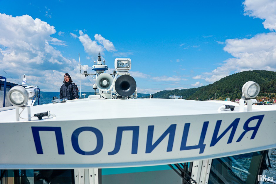 Полицейский катер «Грозный» и Наталья Пенто