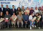 Награждение в Усольском районе. Фото из телегрма-канала Игоря Кобзева
