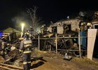 Последствия крушения самолета Су-30. Фото пресс-службы администрации Иркутска