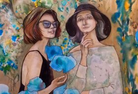 «Эксперимент. Проникновение цвета». Маргарита Марцинечко