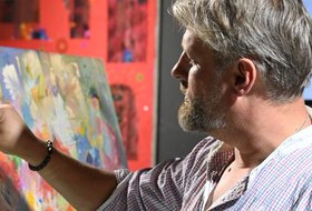 Финисаж выставки Филиппа Казака в арт-галерее «Диас»