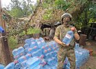 Боец с водой. Фото пресс-службы администрации Иркутска