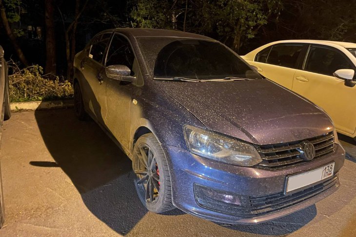Угнанный автомобиль. Фото пресс-службы ГУ МВД России по Иркутской области