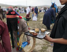 На острове собрались около 50 шаманов из регионов России и других стран