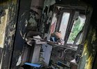 Сгоревшая квартира. Фото пресс-службы ГУ МЧС России по Иркутской области