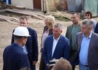 Игорь Кобзев проверил строительство школы в Тайшете. Фото пресс-службы правительства Иркутской области