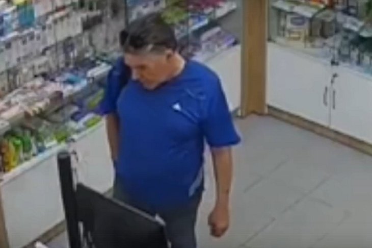 Разыскиваемый мужчина. Скриншот видео пресс-службы ГУ МВД России по Иркутской области