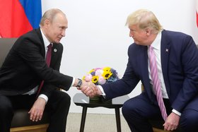 Владимир Путин и Дональд Трамп. Фото с сайта Кремля