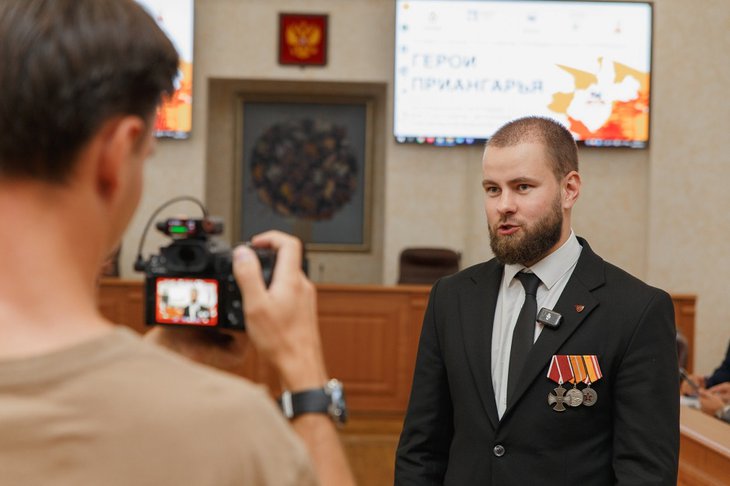 Участник программы «Герои Приангарья». Фото пресс-службы правительства Иркутской области