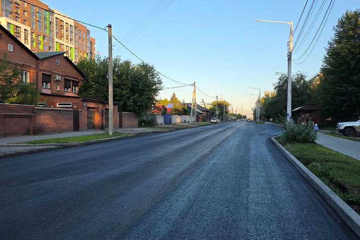 Отремонтированная дорога. Фото пресс-службы администрации Иркутска