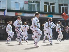 С хореографическим номером выступил коллектив «Зыряночка».