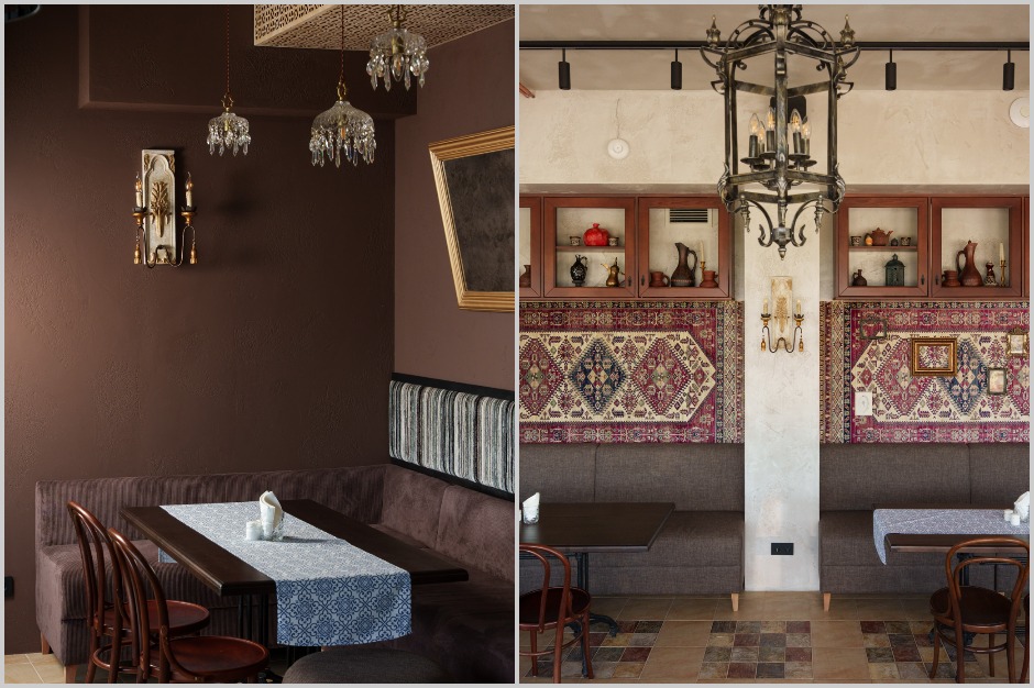 Интерьер гранд-бистро следует принципам аскетичности