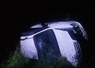 Автомобиль после ДТП. Скриншот видео пресс-службы Госавтоинспекции Иркутской области