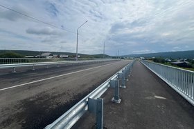 Мост через реку Олху. Фото пресс-службы правительства региона