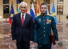 Андрей Белоусов, Владимир Королев. Фото Минобороны РФ
