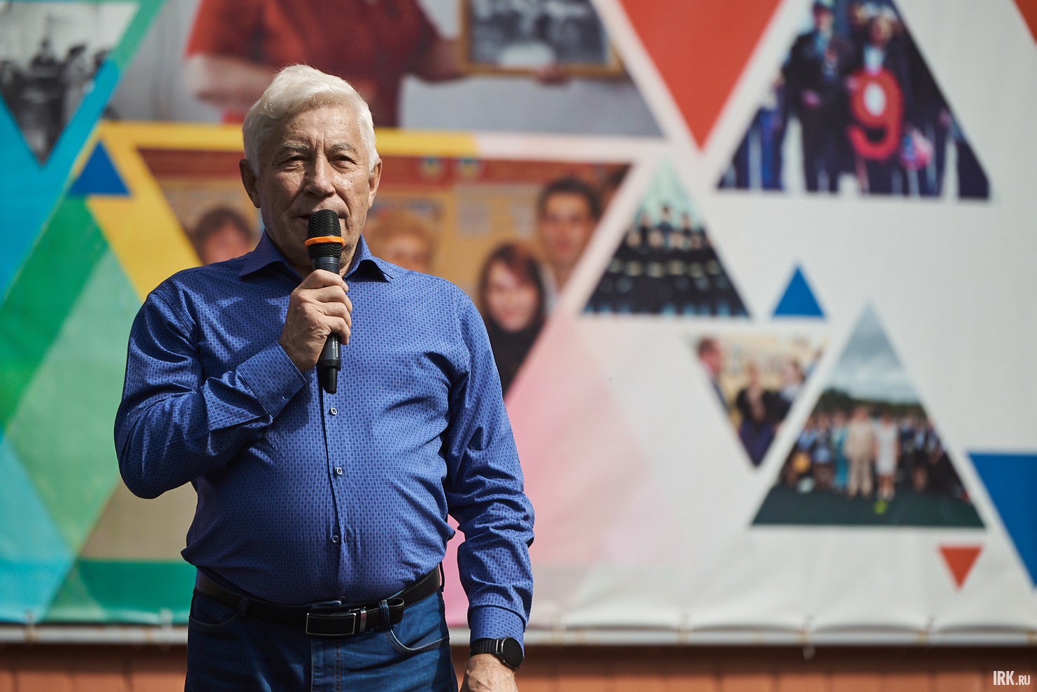 Борис Плашалин, председатель Окружного Совета ветеранов.