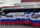 Возвращение военнопленных. Скриншот видео из телеграм-канала Игоря Кобзева