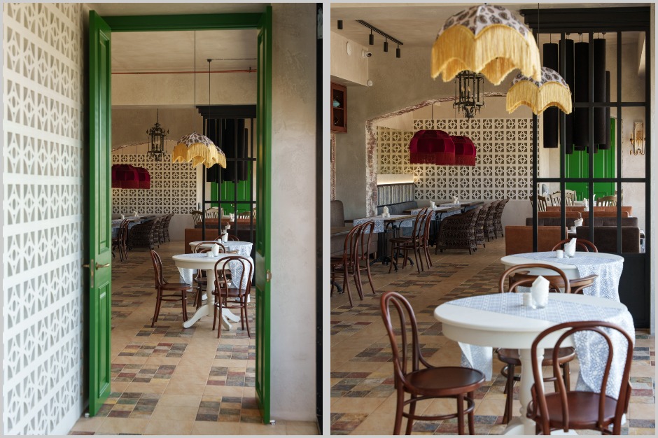 Интерьер гранд-бистро следует принципам аскетичности