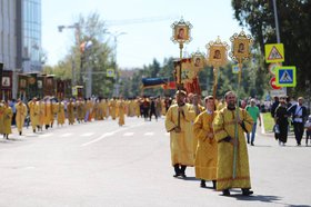 Крестный ход в Иркутске в 2024 году. Фото пресс-службы администрации Иркутска