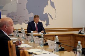 Анатолий Серышев провел совещание по вопросам БАС. Фото пресс-службы правительства Иркутской области