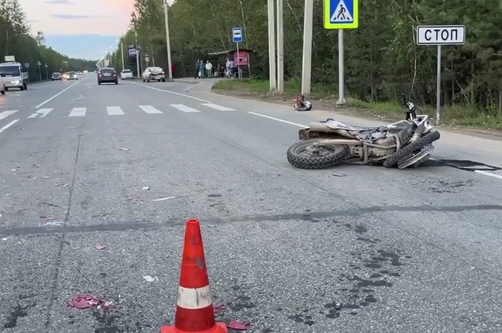 Место аварии. Скриншот видео Госавтоинспекции Иркутской области
