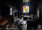 Горевший дом. Фото ГУ МЧС России по Иркутской области