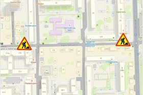 Ограничение движения. Фото из телеграм-канала оператора теплосетей Иркутска