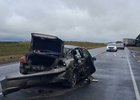 Авария в Аларском районе. Скриншот видео Госавтоинспекции Иркутской области