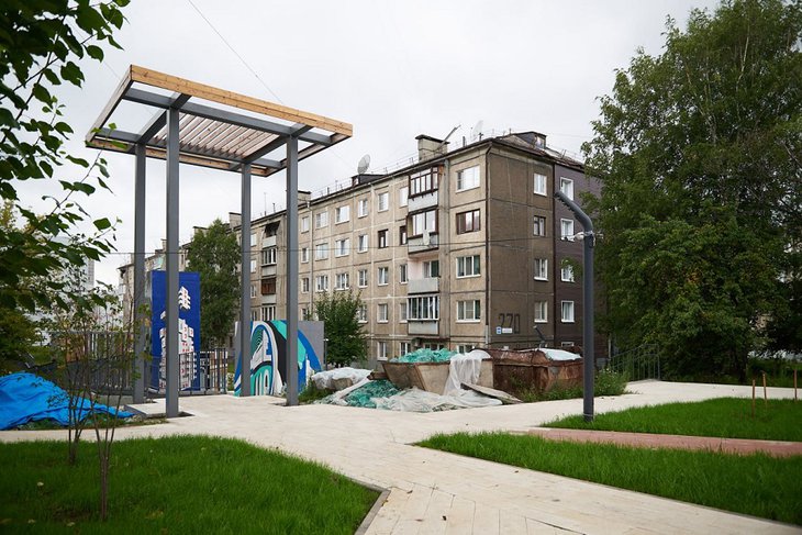 Беседка на бульваре «Солнечный». Фото Маргариты Романовой, IRK.ru