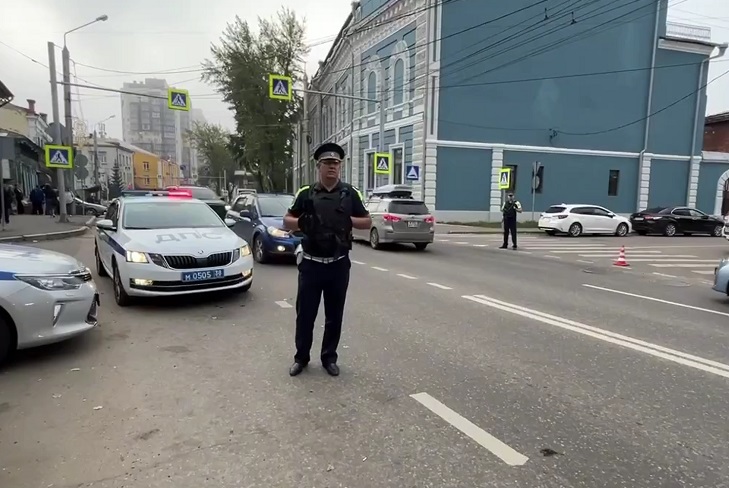 Учебные сборы проходят в Иркутске. Скриншот видео ГУ МВД России по Иркутской области