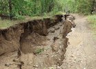 Размытая дорога в Онгурен. Фото очевидцев