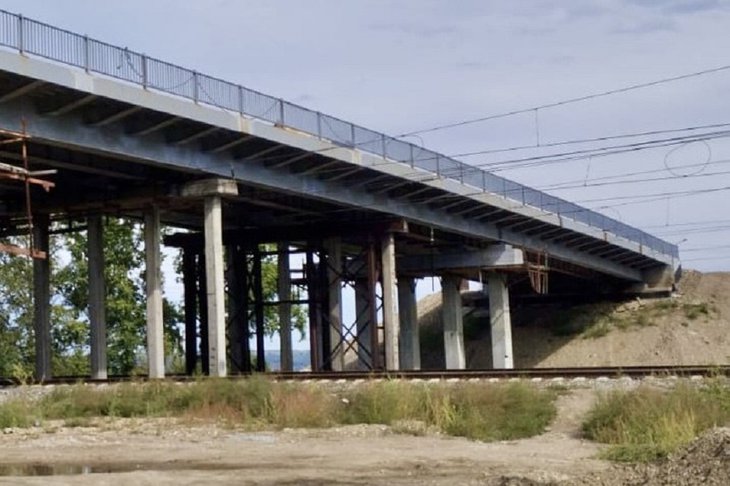 Путепровод в Мегете. Фото пресс-службы правительства региона
