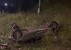 Автомобиль после ДТП. Скриншот видео пресс-службы Госавтоинспекции Иркутской области